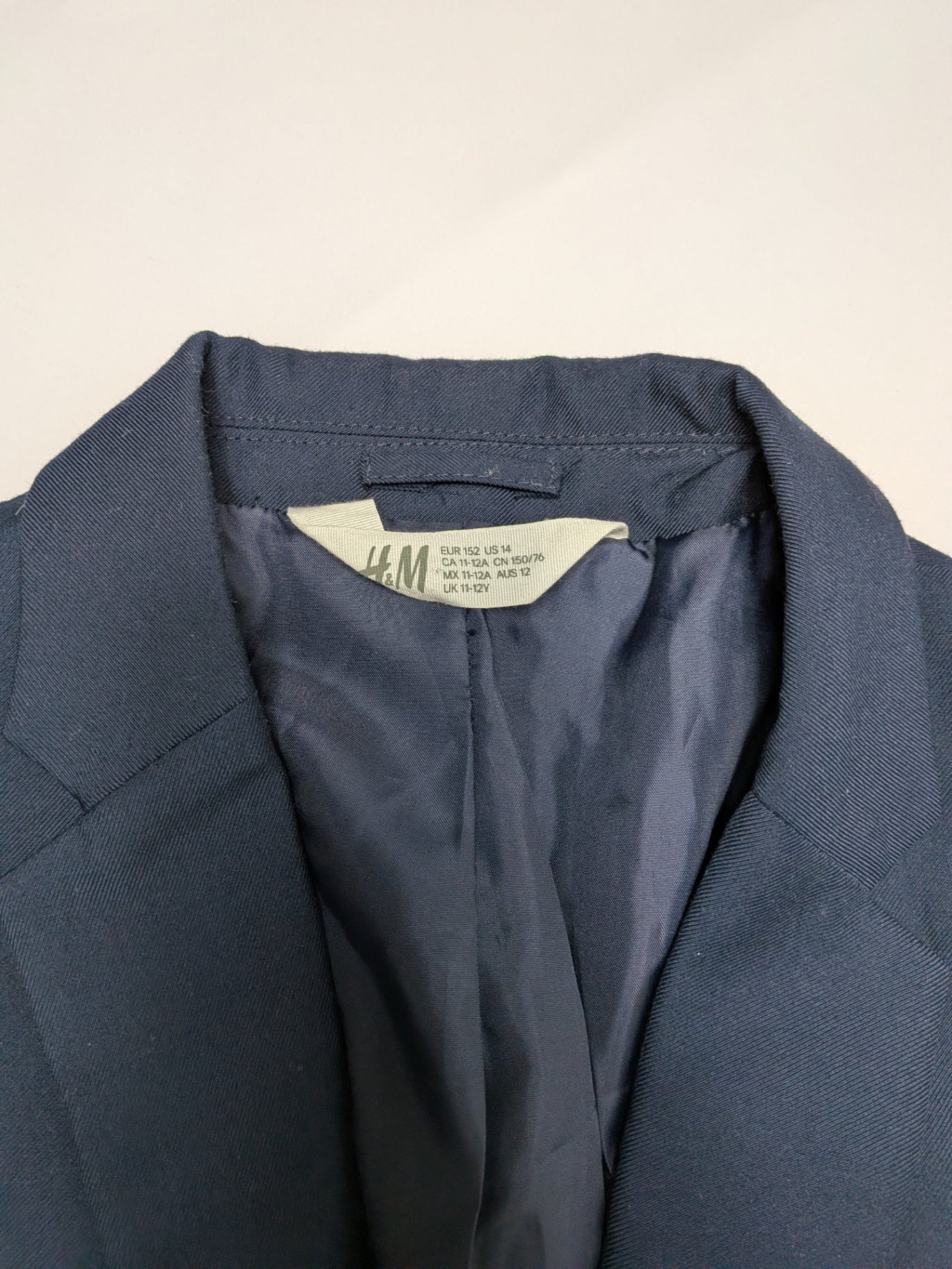 H&M Suit 152 Dark Blue
