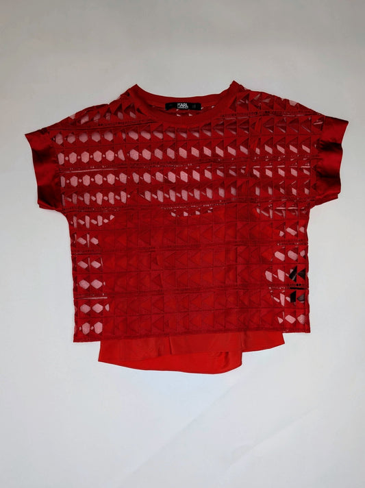 Karl Lagerfeld T-Shirt 36 Red