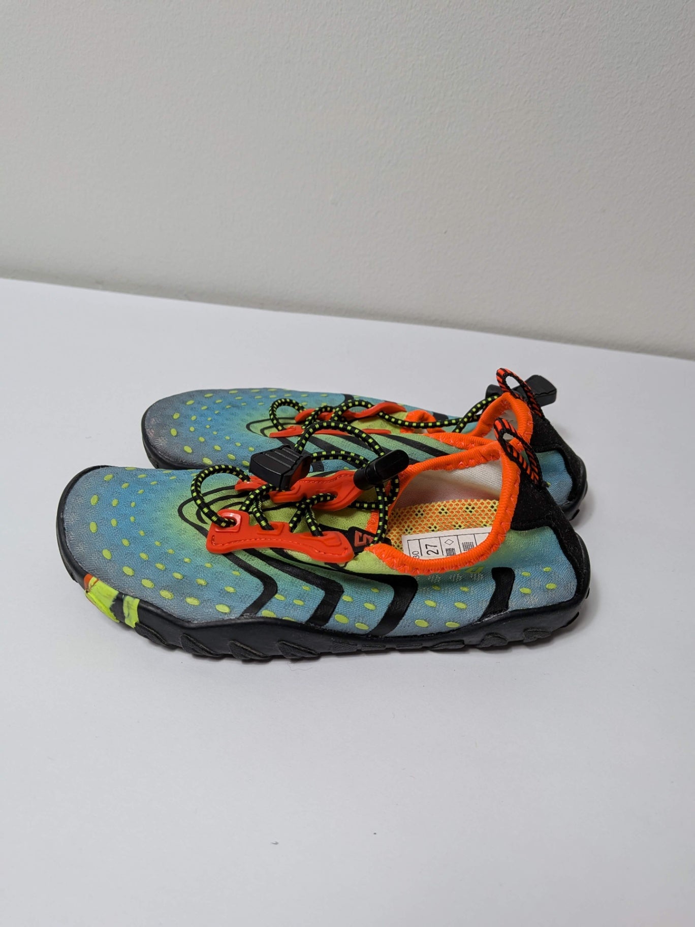 SAGUARO Shoes 27 Multicolor (Blue, Green, Black, Orange, Yellow)