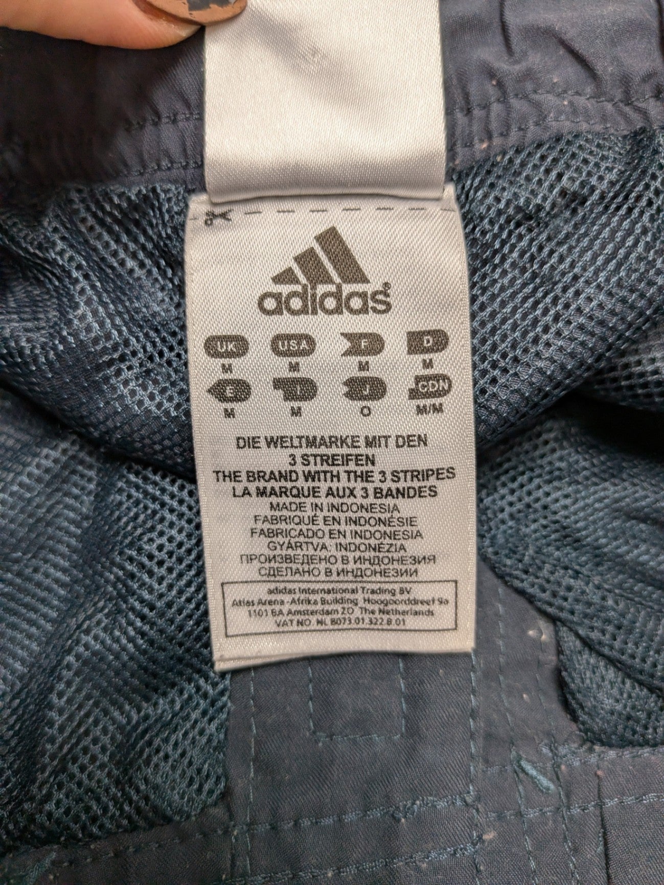 Adidas Shorts M Multi-color (black, white, orange)