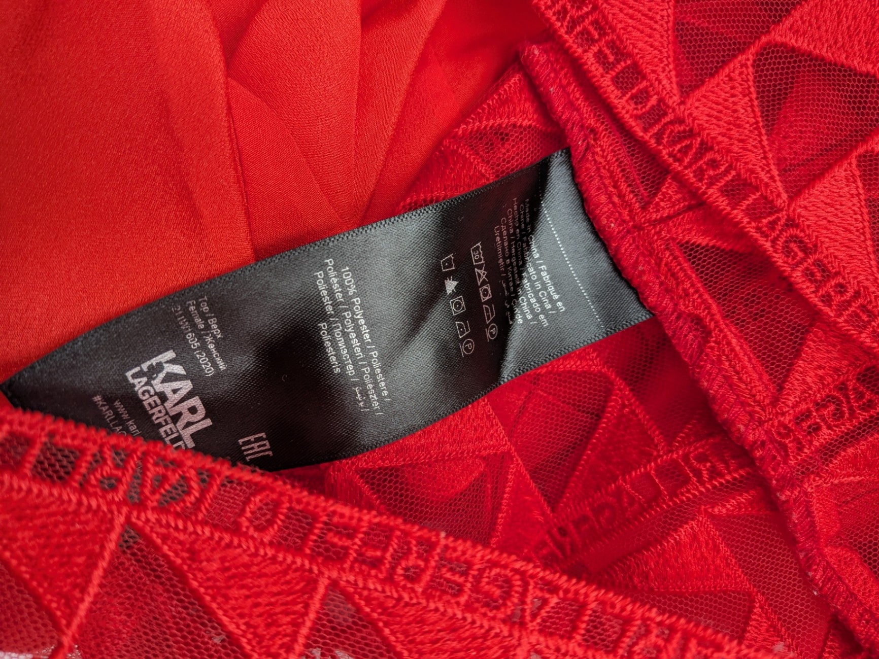 Karl Lagerfeld T-Shirt 36 Red