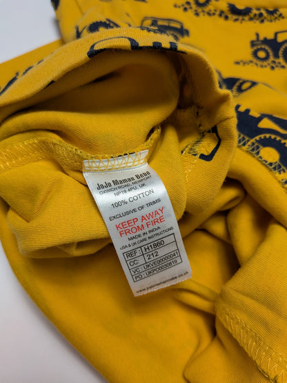 JoJo Maman Bébé Long Sleeve T-Shirt 4 Yellow