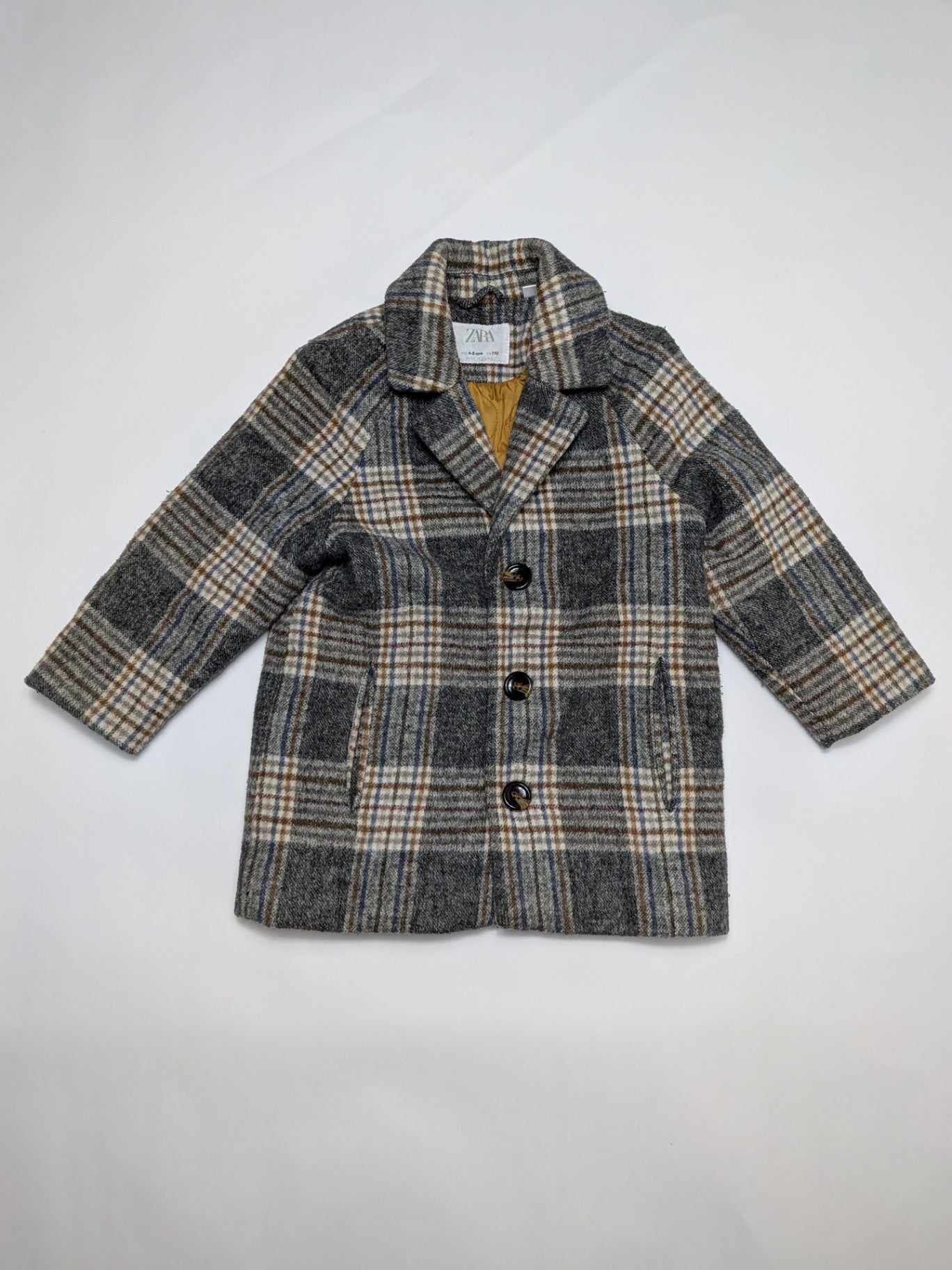Zara Coat 110 Gray, beige, black, brown, blue