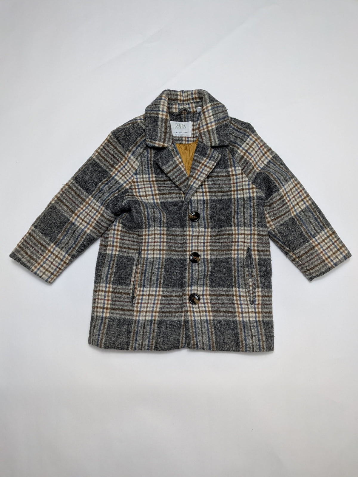 Zara Coat 110 Gray, beige, black, brown, blue
