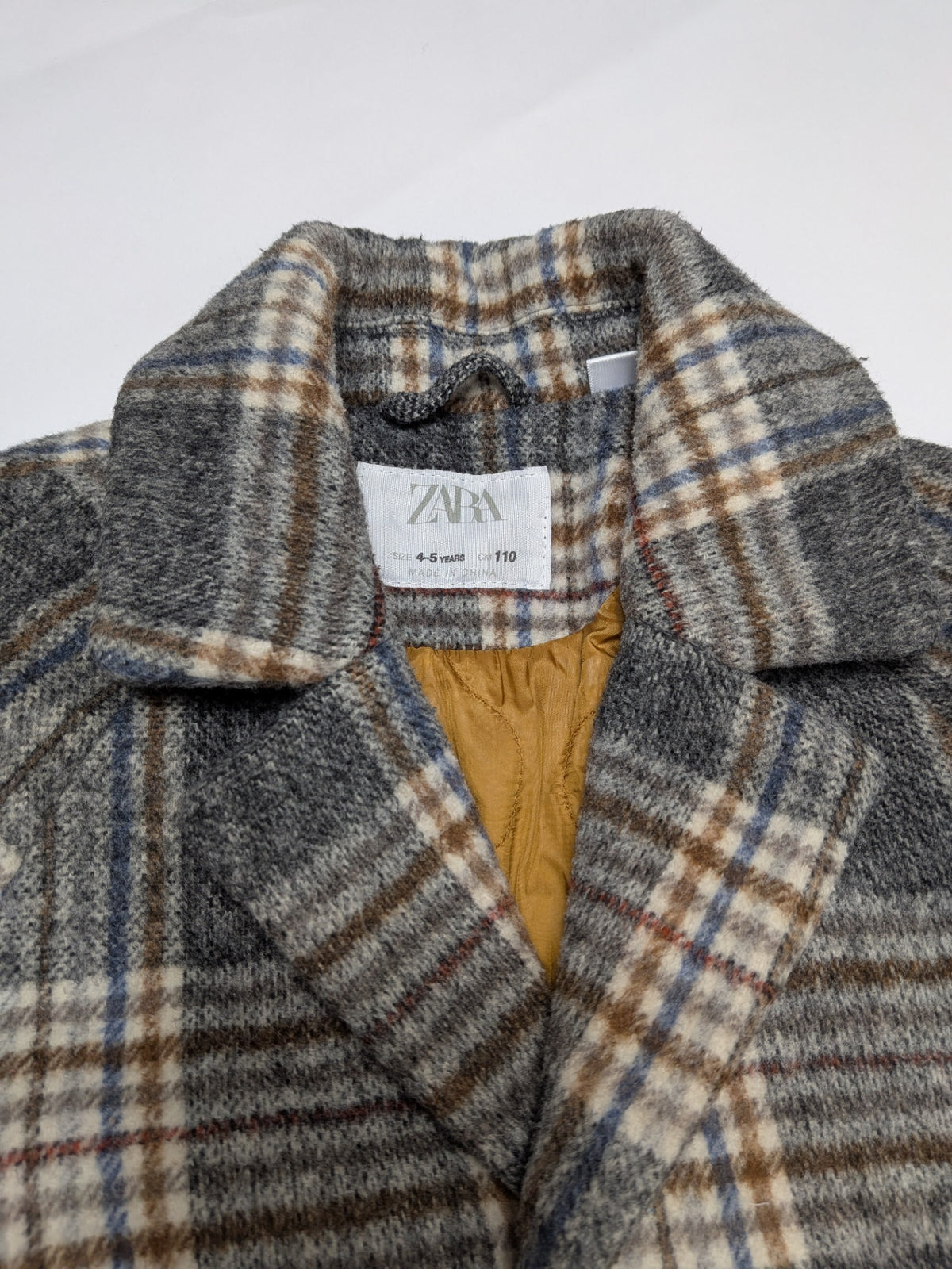 Zara Coat 110 Gray, beige, black, brown, blue
