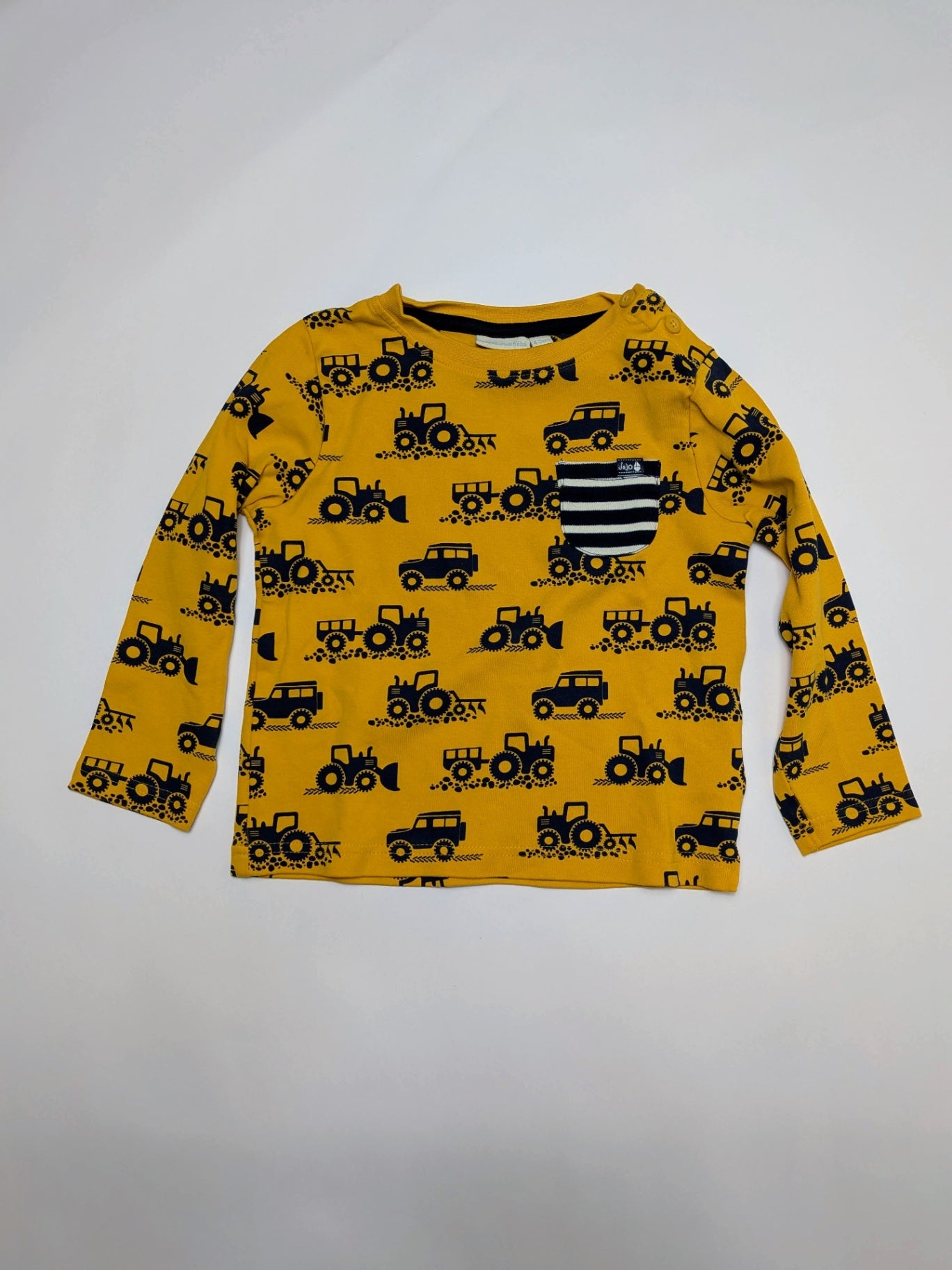JoJo Maman Bébé Long Sleeve T-Shirt 4 Yellow