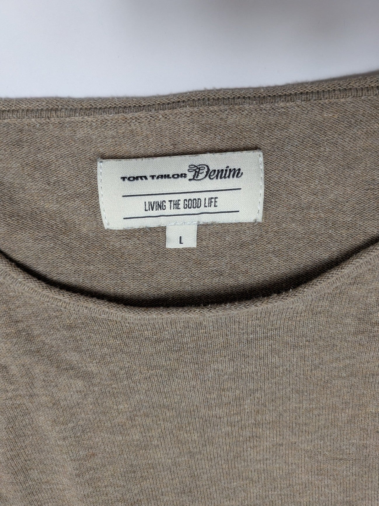 Tom Tailor Denim Sweater L Beige