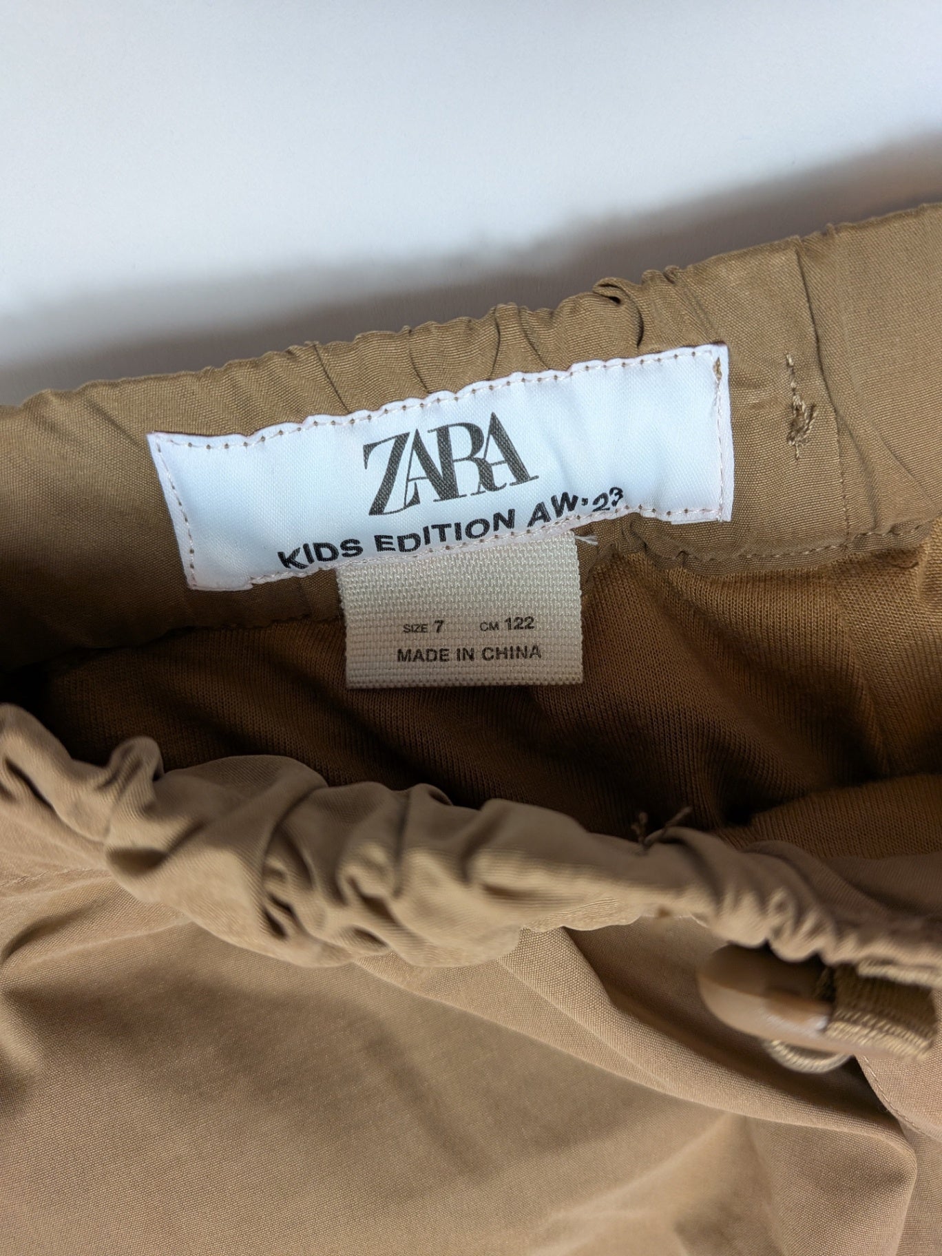 ZARA Pants 7 Beige