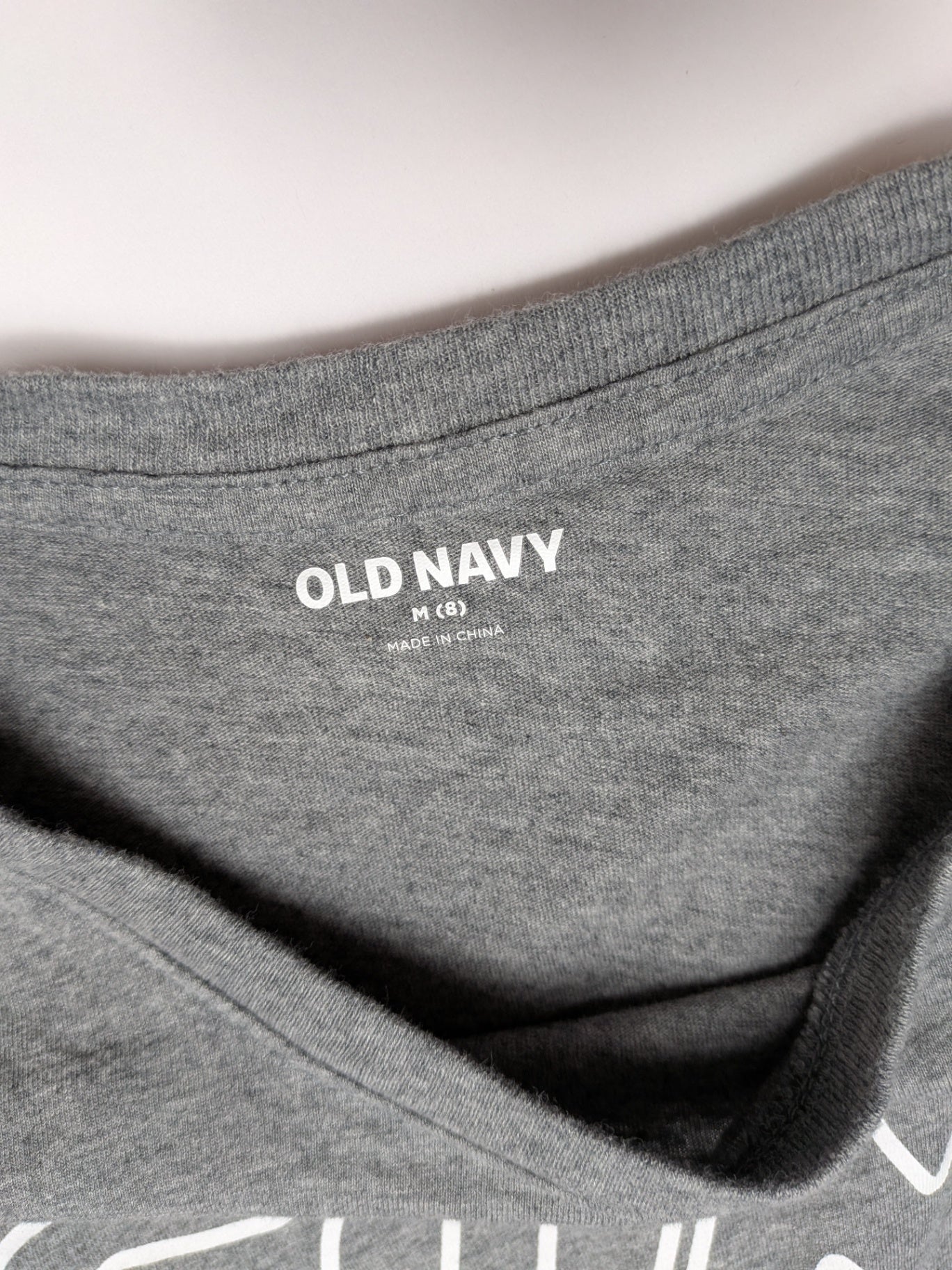 Old Navy Long Sleeve T-Shirt 8 Gray and Black