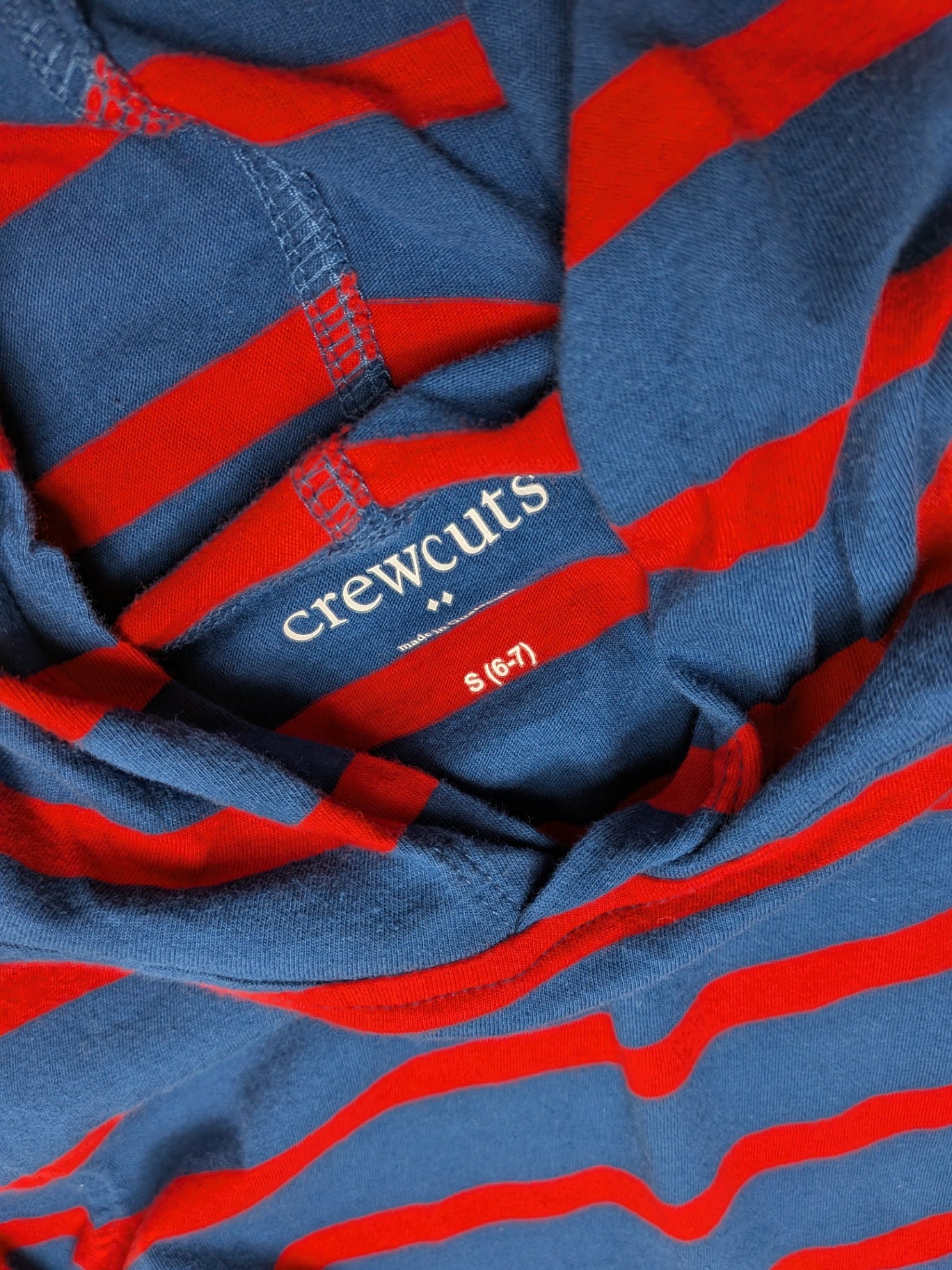 Crewcuts Long Sleeve T-Shirt S Blue and Red