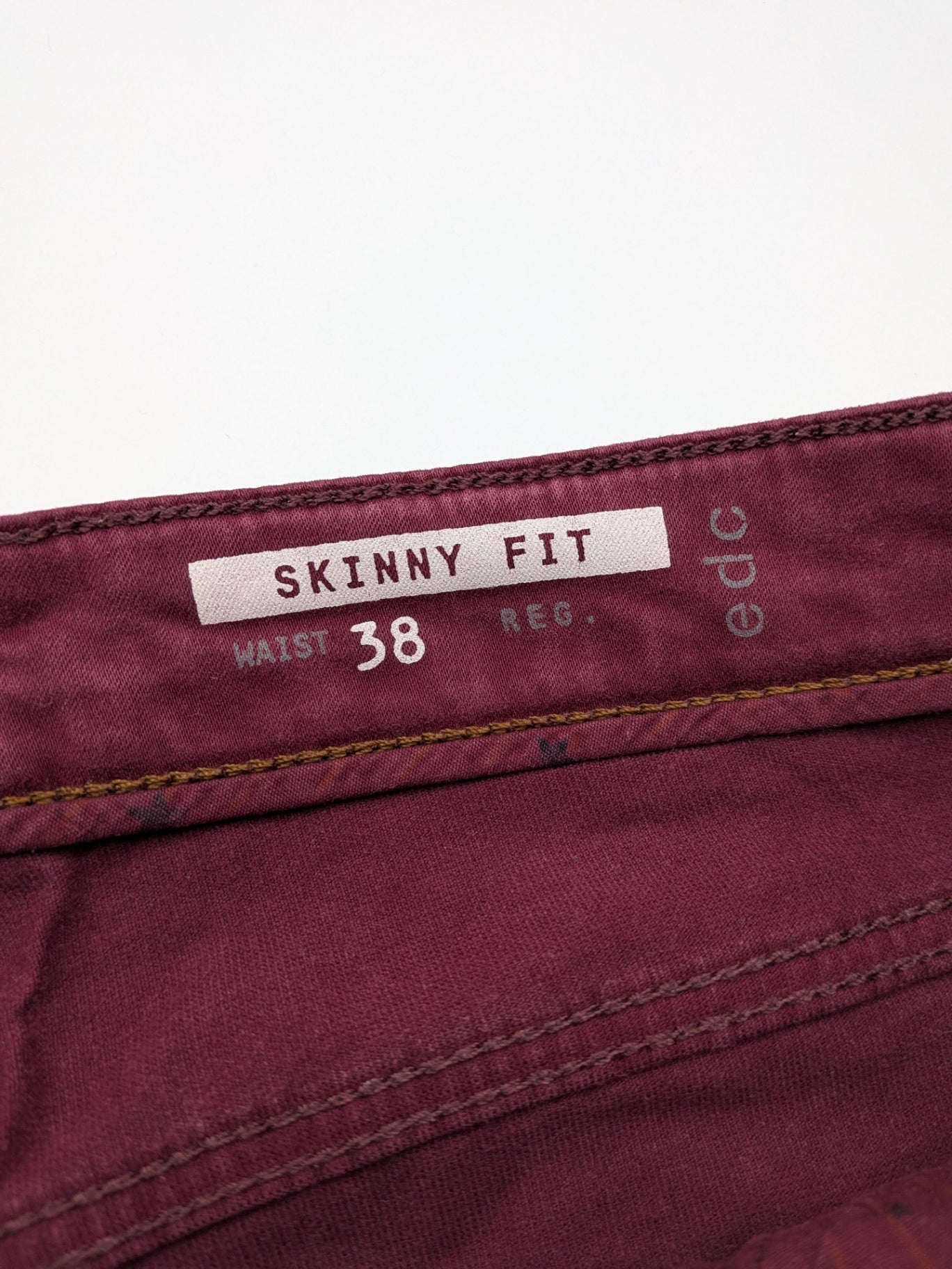 Esprit Pants 38 Burgundy