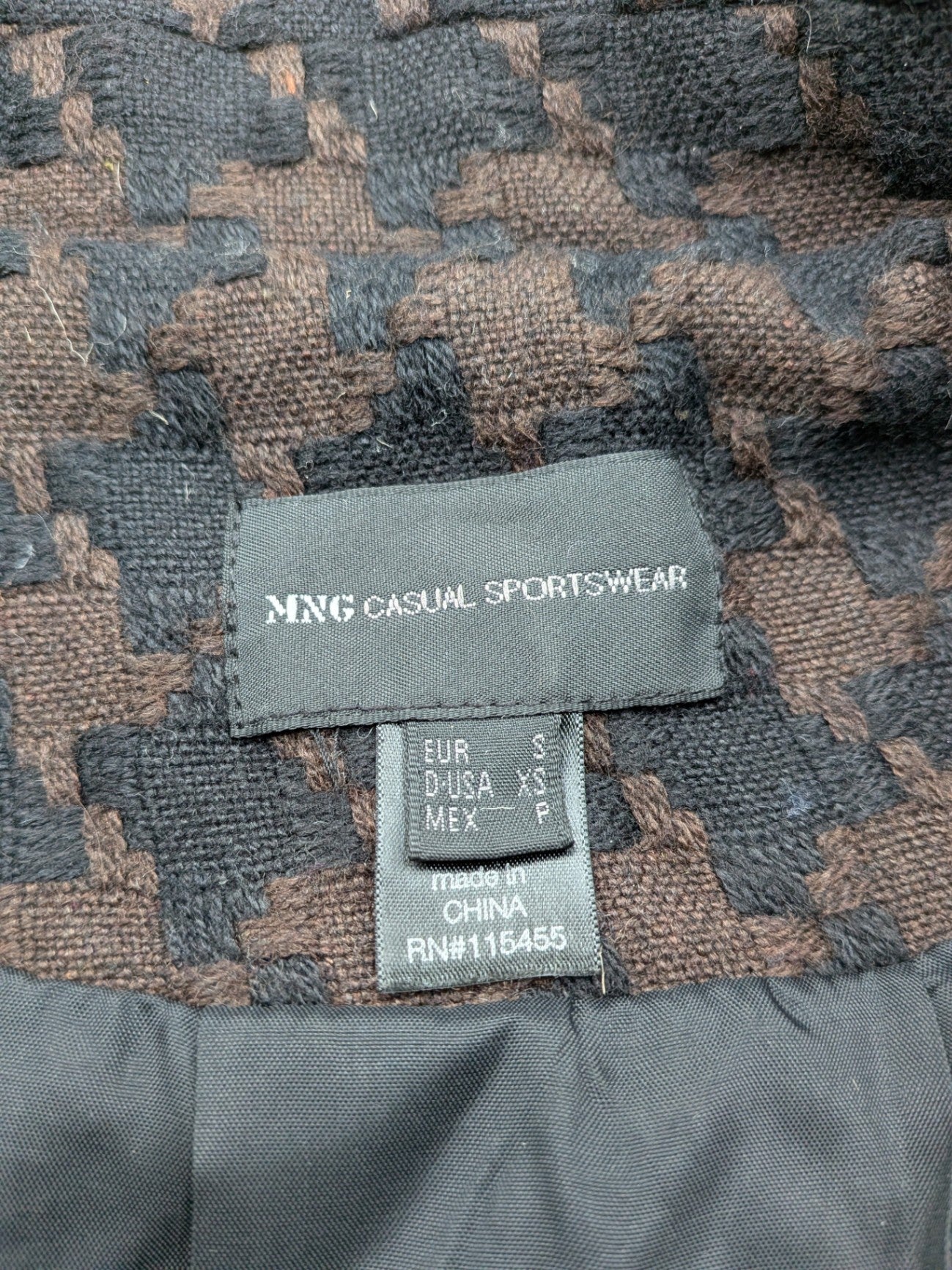 Mango Jacket S Brown/Black