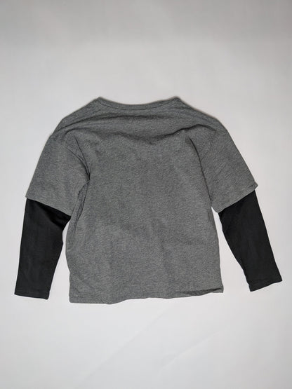 Old Navy Long Sleeve T-Shirt 8 Gray and Black