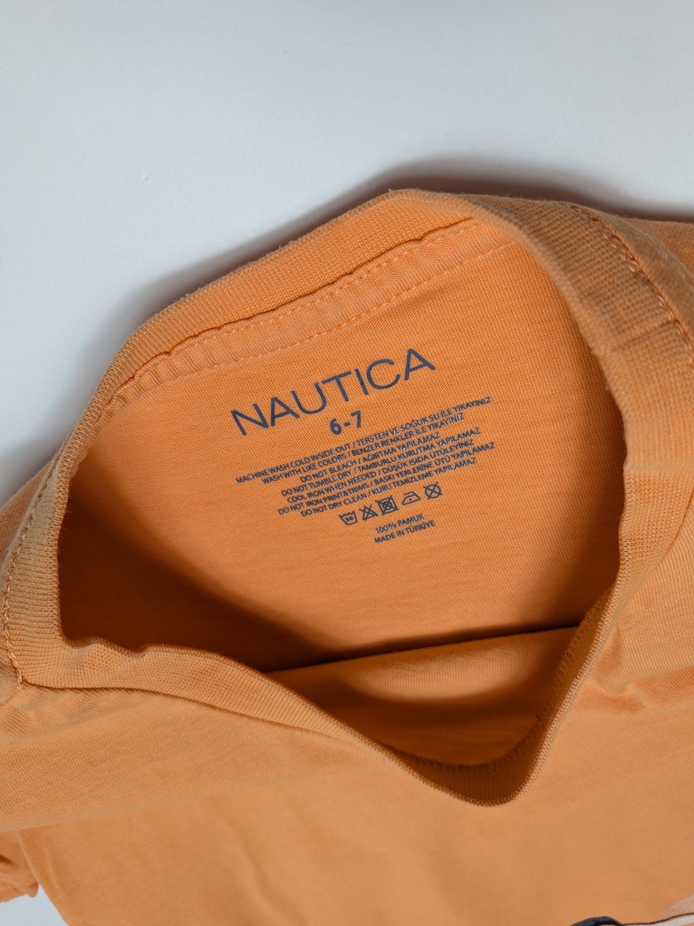 Nautica T-Shirt 6-7 Orange