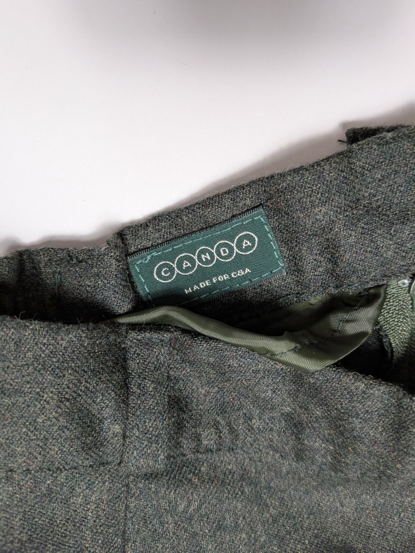 CANDA (C&A) Skirt 42 Dark Green