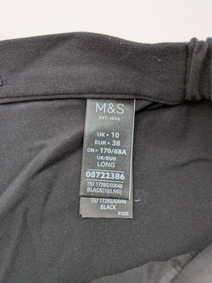 Marks and Spencer (M&S) Trousers 38 Black