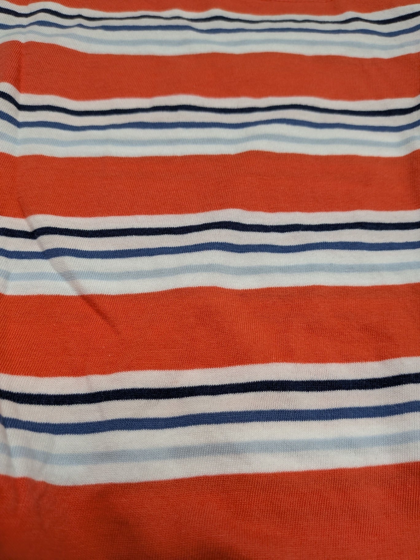 Crewcuts Shirt 6-7 Orange, White, Navy Blue