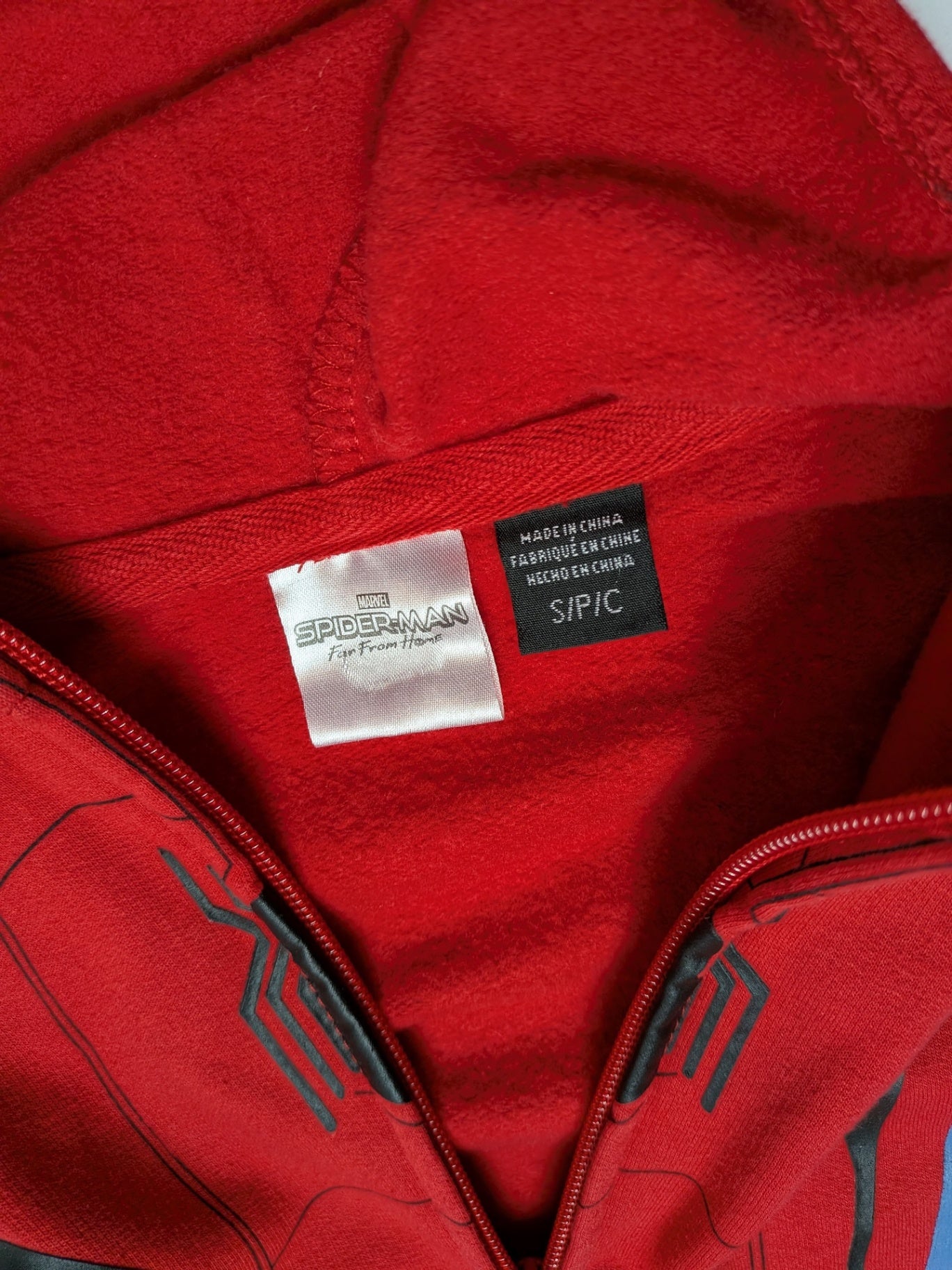 Spider-Man Hoodie S Red
