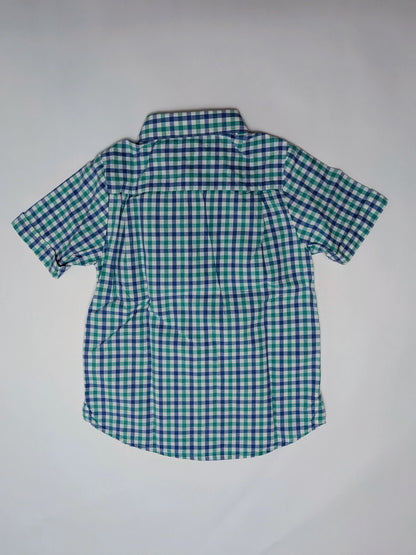 Jacadi Shirt 5 Green and Blue