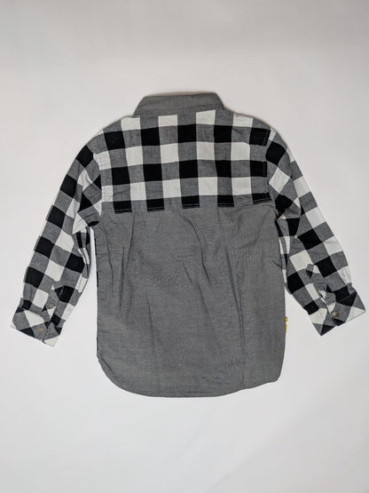 Du Pareil au Même Shirt 5 Gray, Black, White