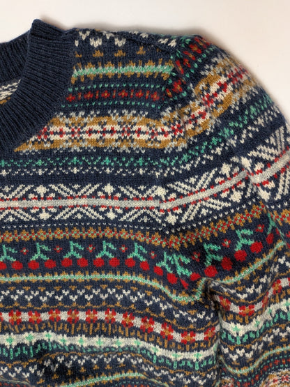 J.Crew Sweater L Navy Blue, Multicolor
