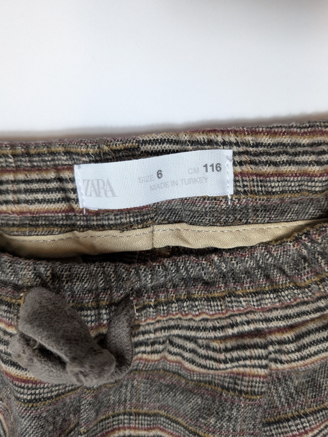 Zara Pants 6 Multicolor (brown, beige, black, red)