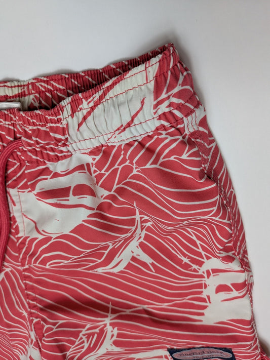 Vineyard Vines Shorts 5 Red and white