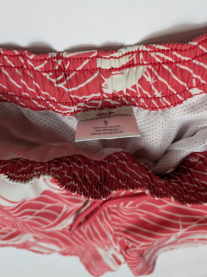 Vineyard Vines Shorts 5 Red and white