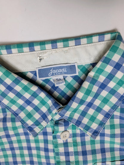 Jacadi Shirt 5 Green and Blue
