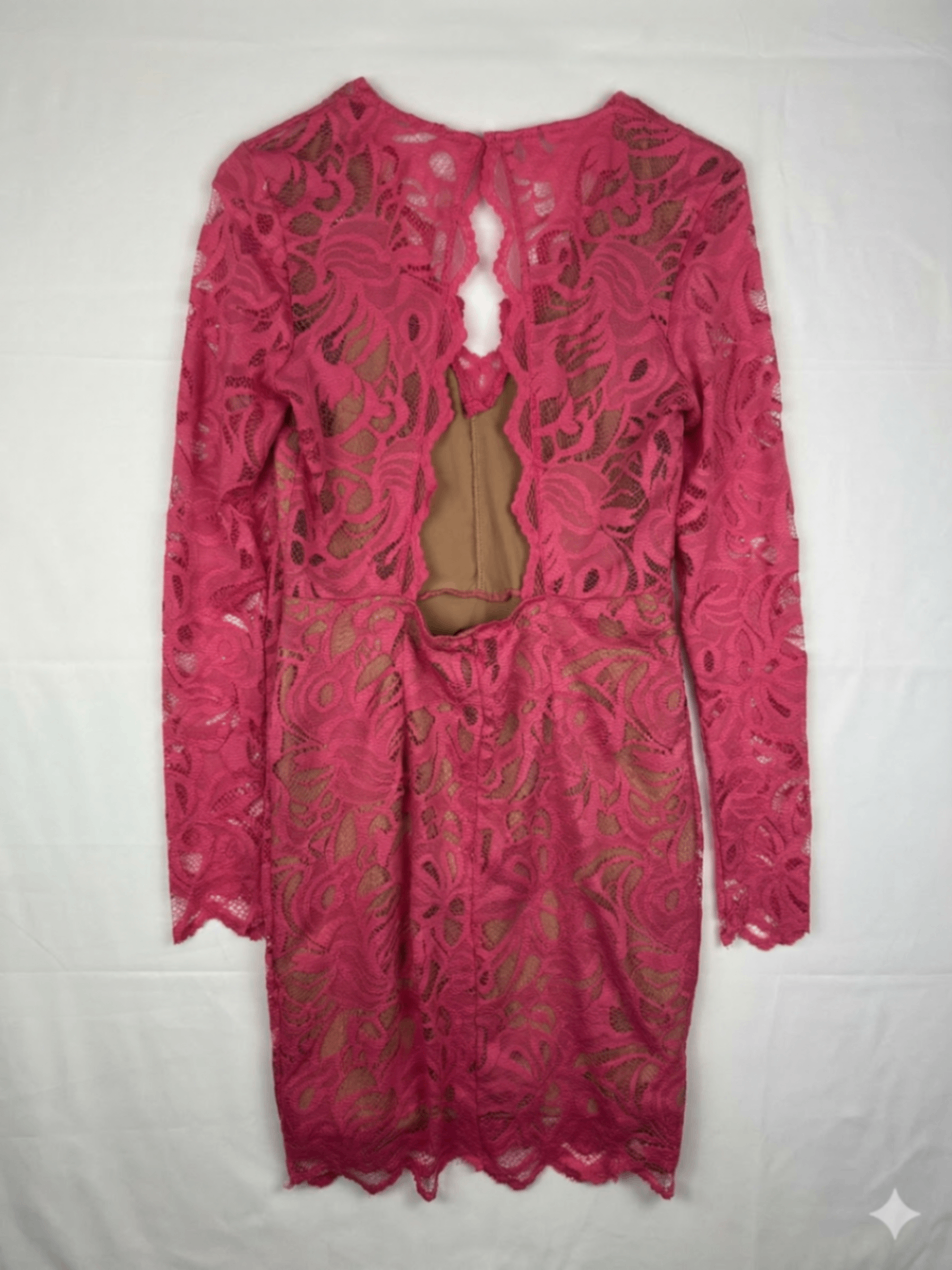 H&M Dress 36 Pink lace dress