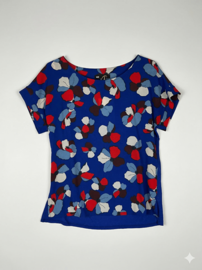 WE Blouse S Blue, Red, White, Dark Gray, Light Blue