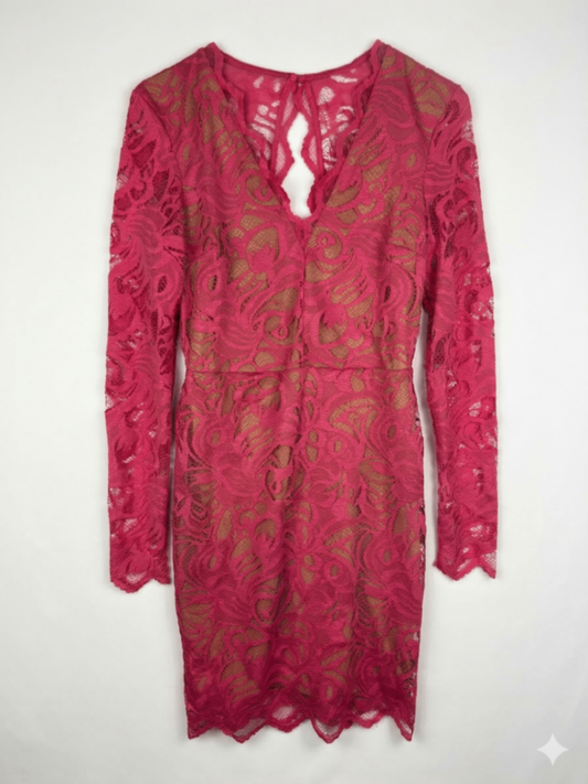H&M Dress 36 Pink lace dress