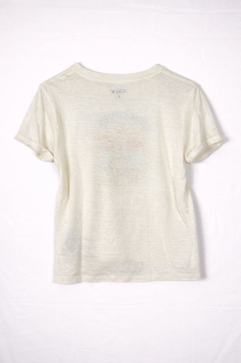 J. Crew T-Shirt M Cream/Beige