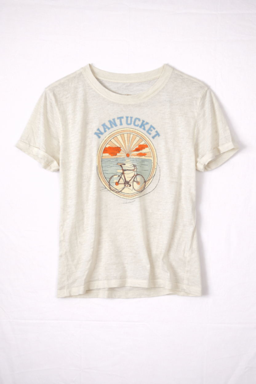 J. Crew T-Shirt M Cream/Beige