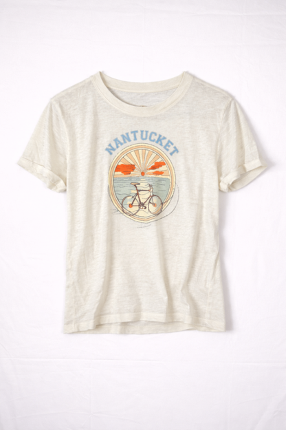 J. Crew T-Shirt M Cream/Beige