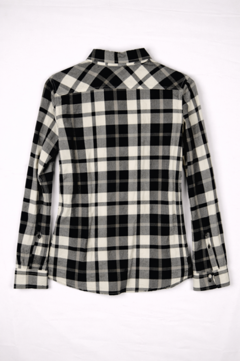 Banana Republic Shirt S Black, White, Gray