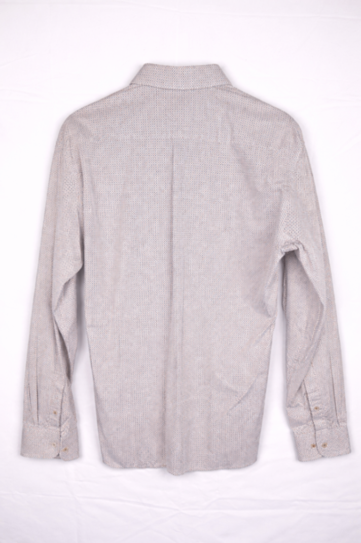 Eterna Shirt 42 White with black and red dots