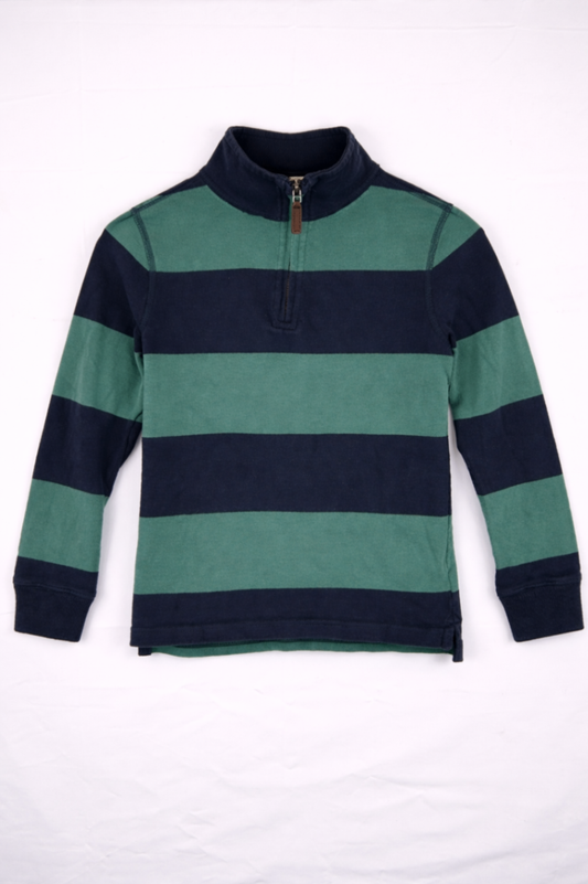 crewcuts Sweater 6-7 Green and navy blue