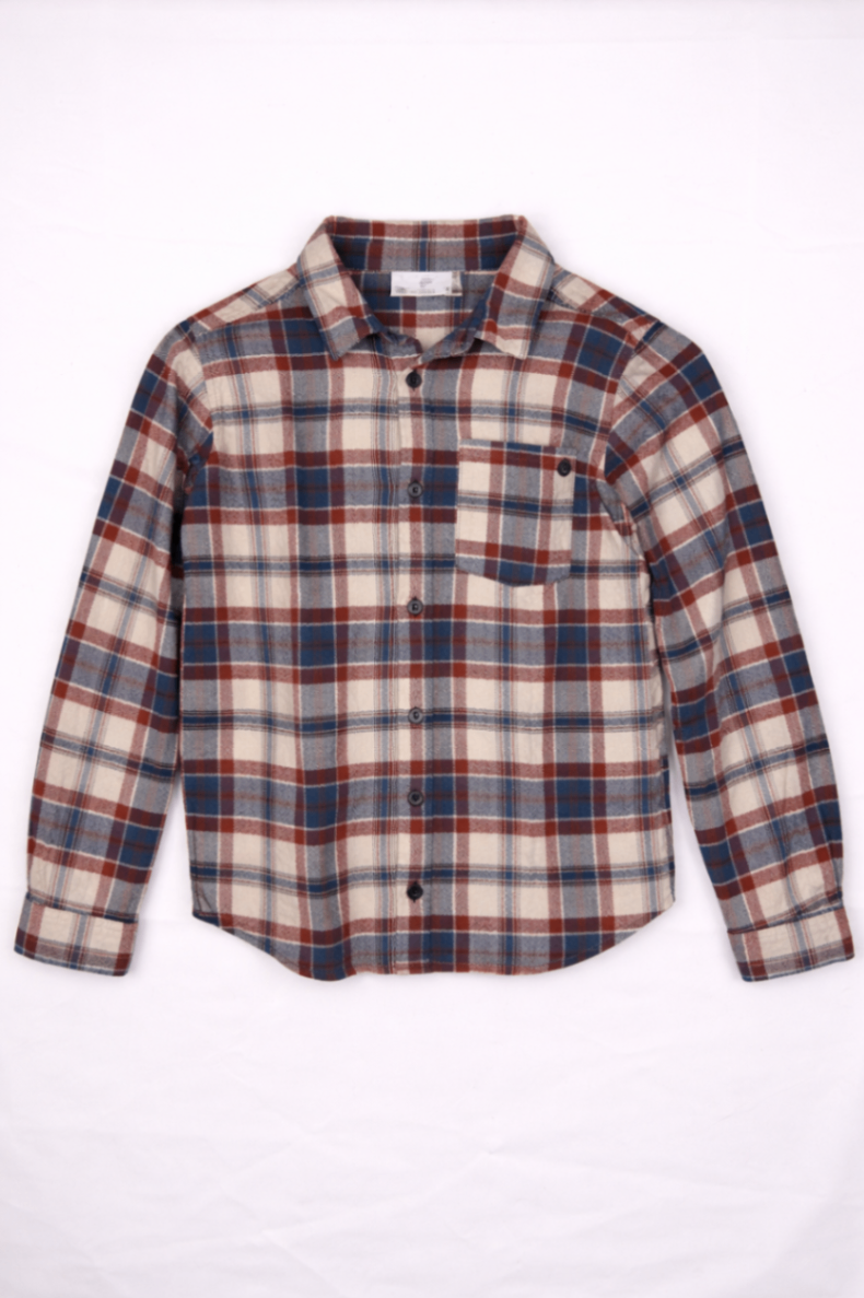 Petit Bateau Shirt 140 Red, Blue, White