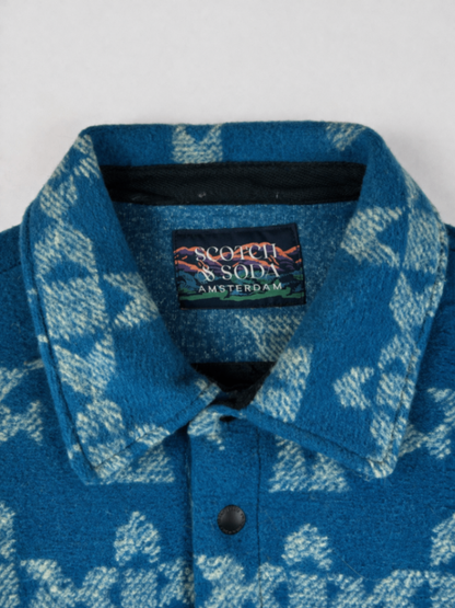 Scotch & Soda Shirt XXL Multi-colored (blue, orange, yellow, white)
