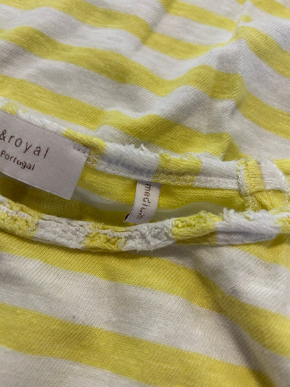 Rich & Royal Tank Top M - Medium Yellow and White