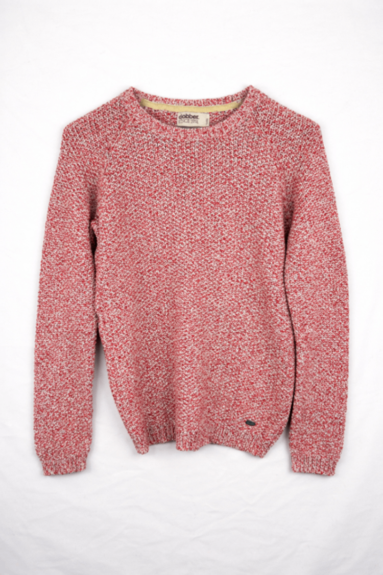 dobber Sweater Small Red and white