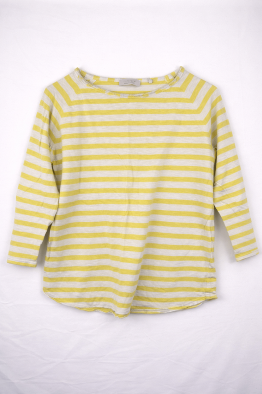 Rich & Royal Tank Top M - Medium Yellow and White