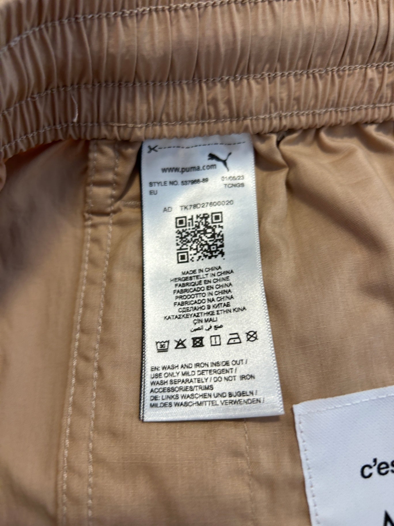 Puma Shorts L Beige