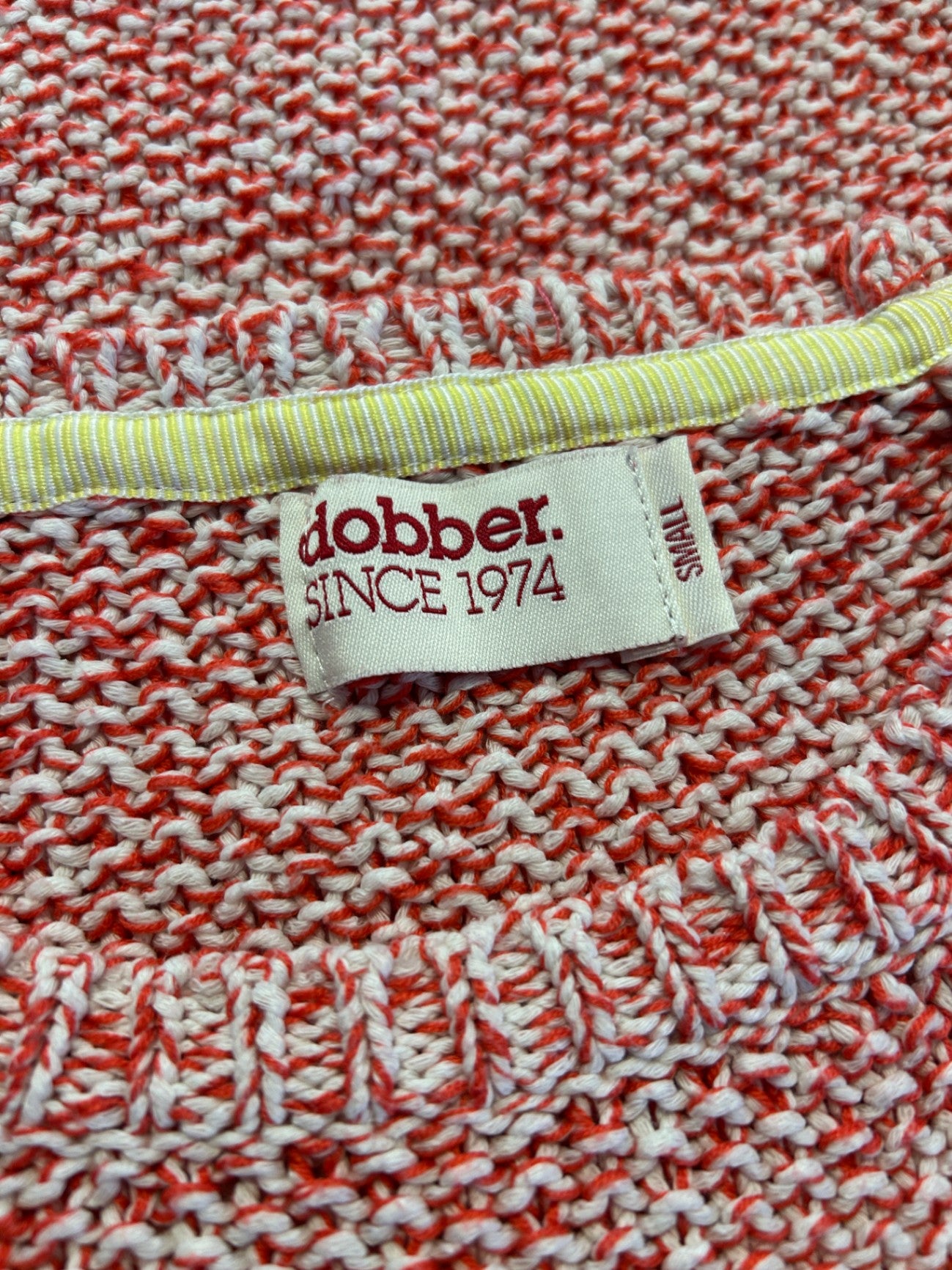 dobber Sweater Small Red and white
