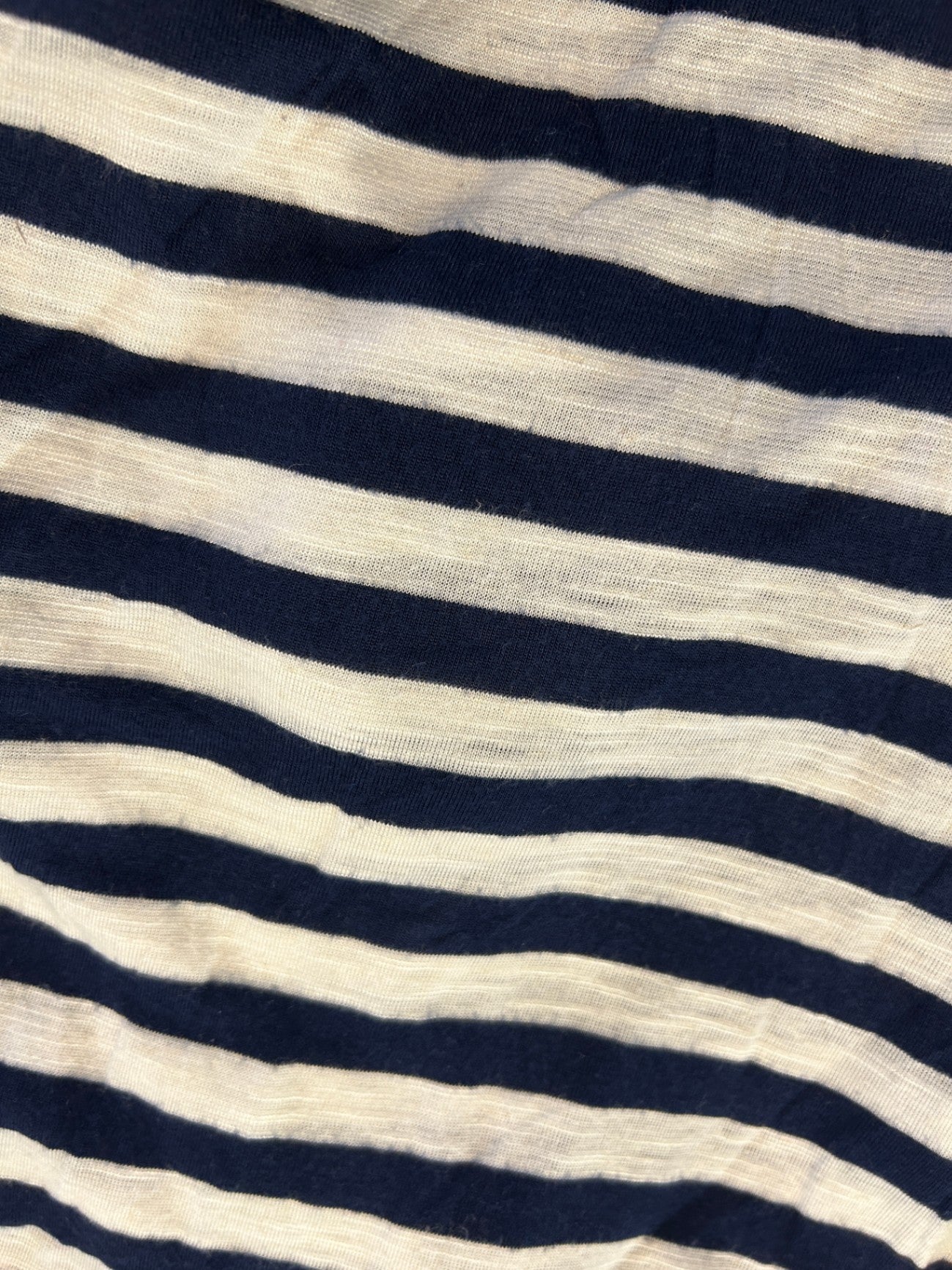 Havana Shirt M - Medium Navy Blue and White