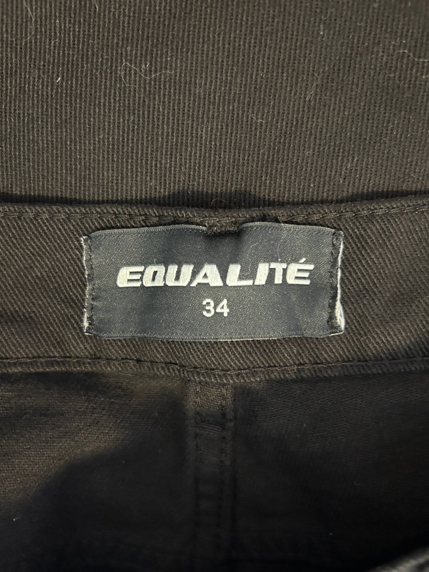 Equalite Jeans 34 Black