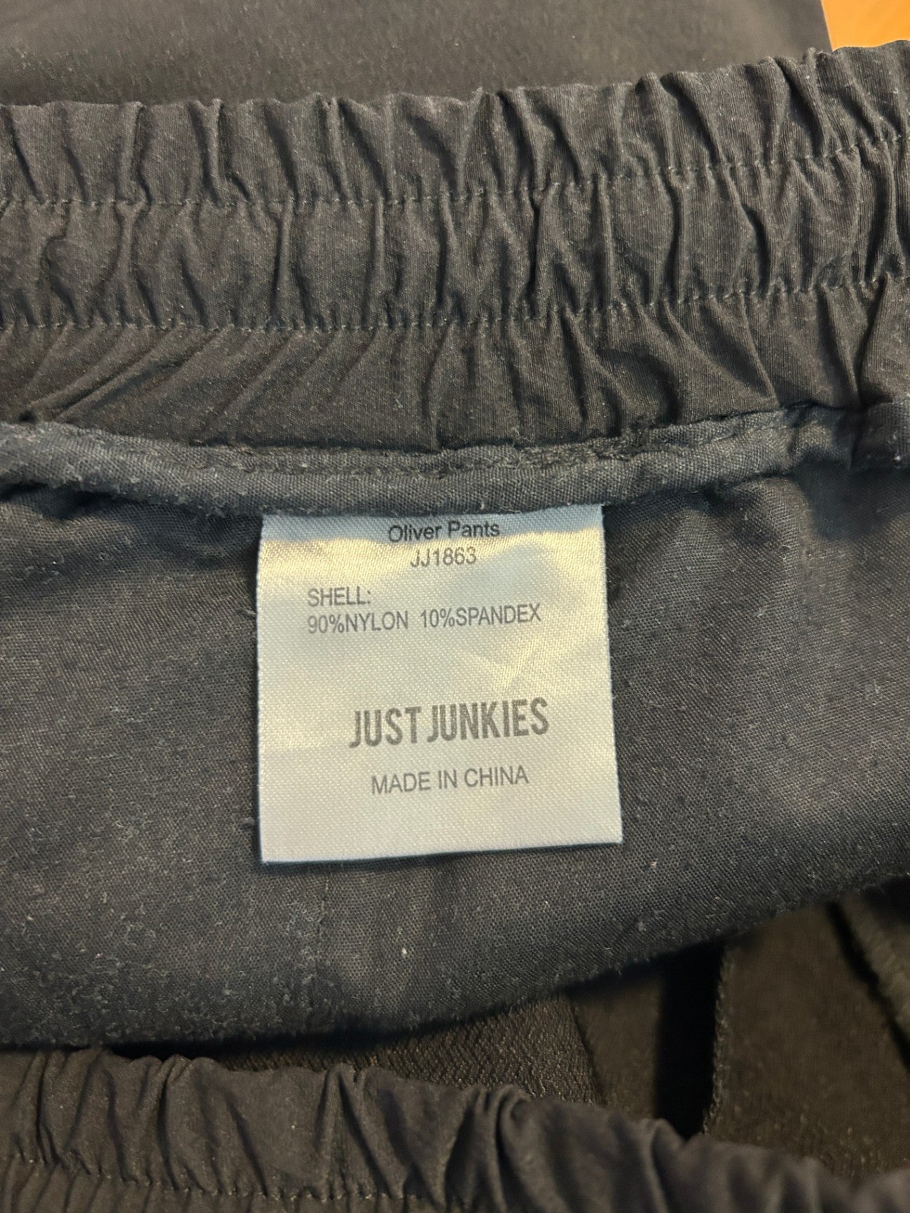 Just Junkies Pants XL Black