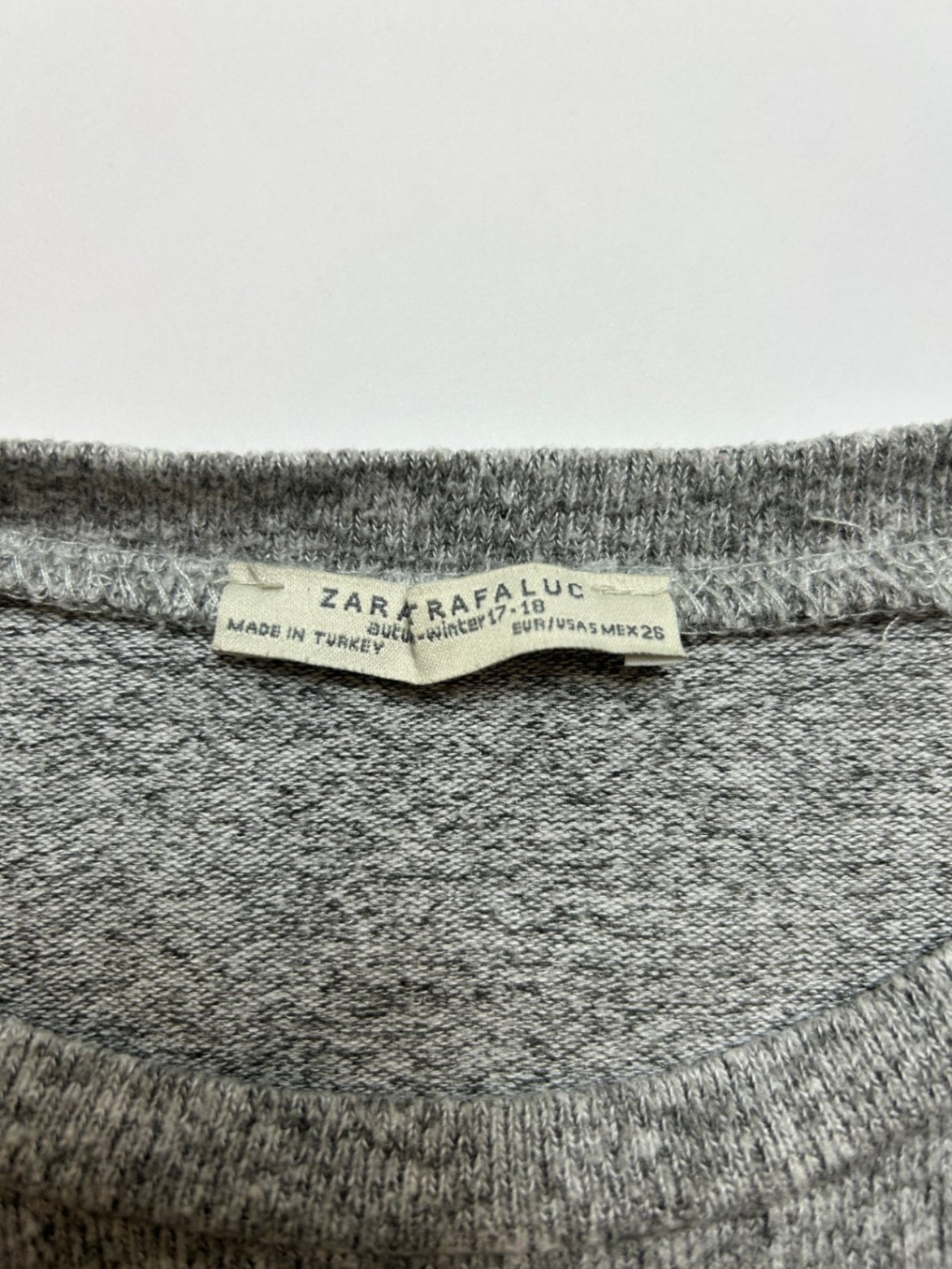 Zara Basic Sweater S Grey