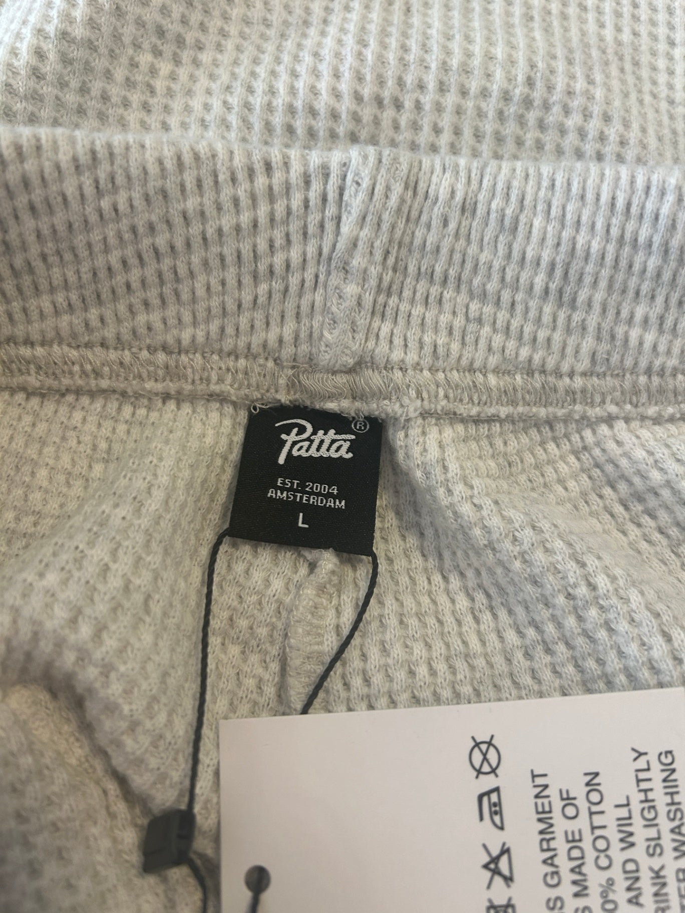 Patta Shorts L - Large Light Gray